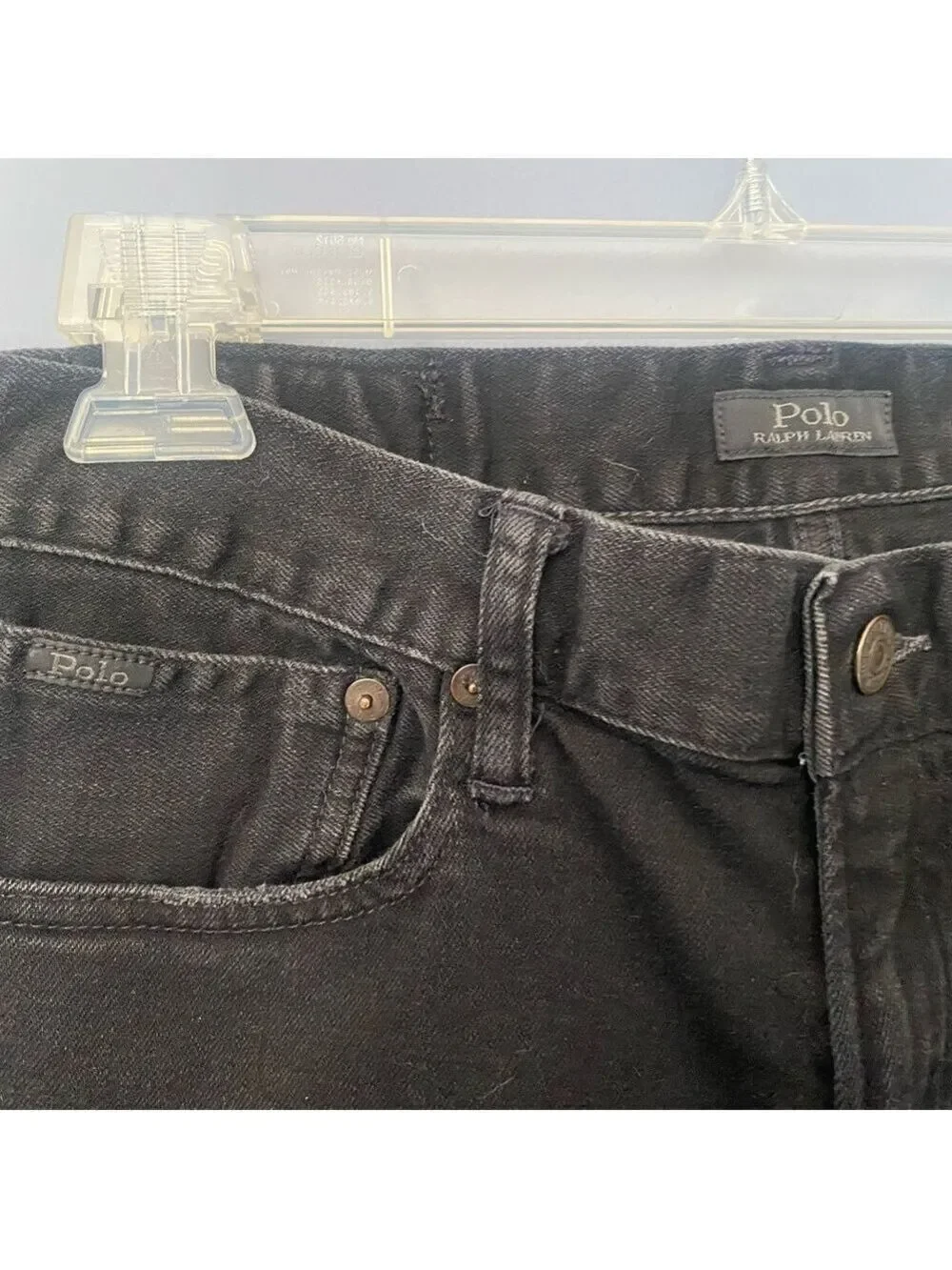 Polo Ralph Lauren Men’s Skinny Black Jeans Eldridge modern Casual 31x32
